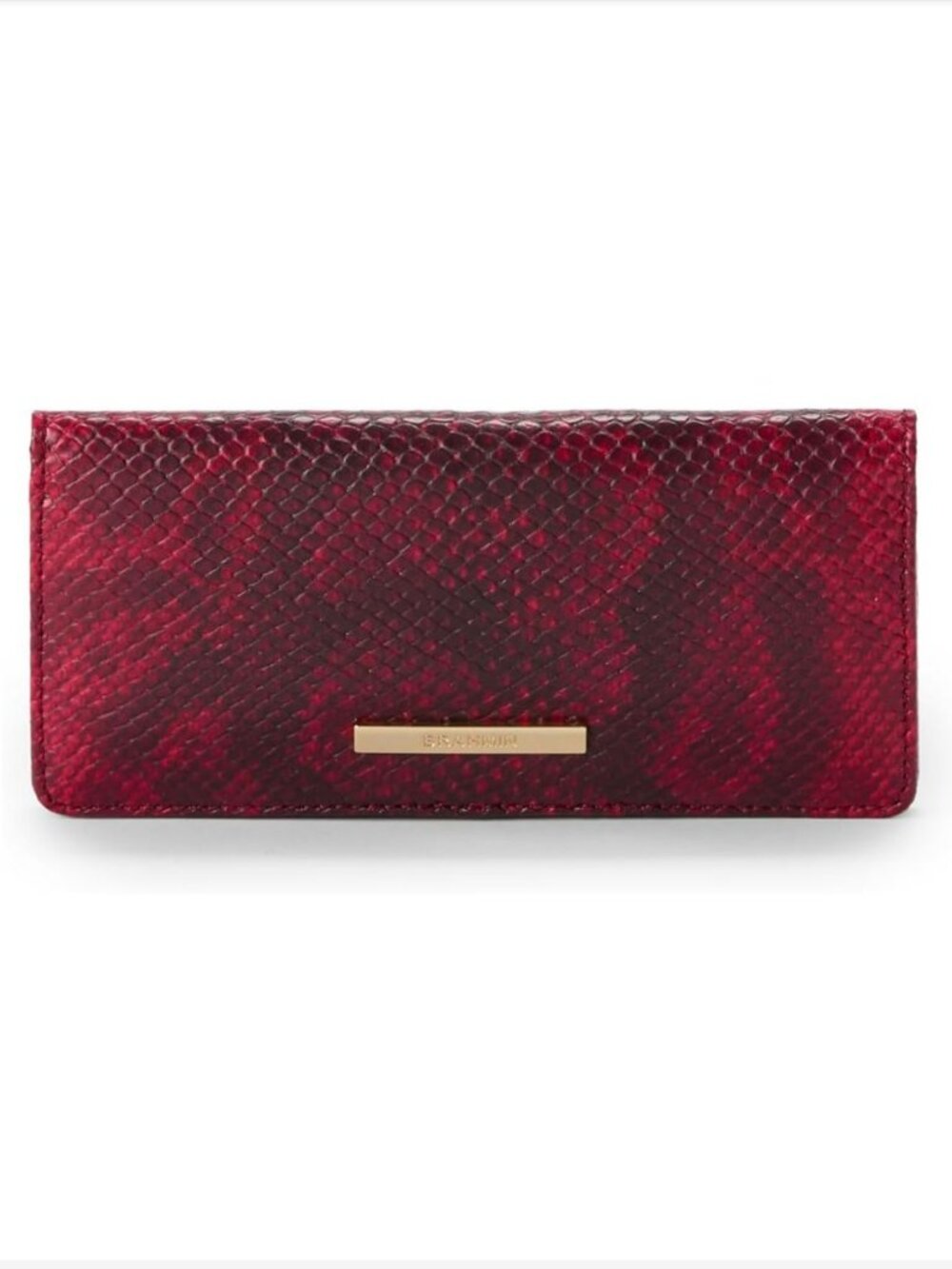 BRAHMIN Ady Wallet Red Opal